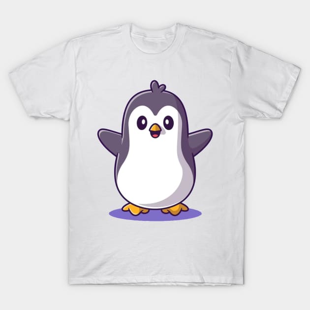 Pinguin T-Shirt by TheDesigNook